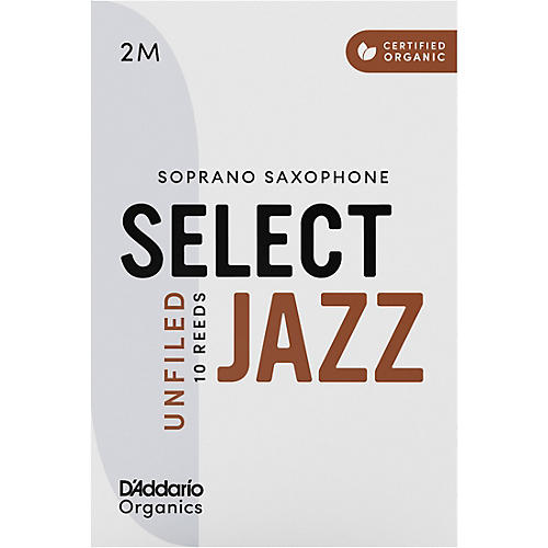 D'Addario Woodwinds Select Jazz, Soprano Saxophone - Unfiled,Box of 10 2M