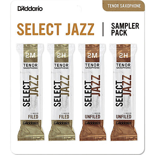 Select Jazz Tenor Saxophone Reed Sampler Pack