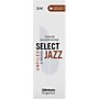 D'Addario Woodwinds Select Jazz, Tenor Saxophone Reeds - Unfiled,Box of 5 3M