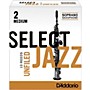 D'Addario Woodwinds Select Jazz Unfiled Soprano Saxophone Reeds Strength 2 Medium Box of 10