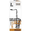 D'Addario Woodwinds Select Jazz Unfiled Tenor Saxophone Reeds Strength 3 Hard Box of 5Strength 2 Hard Box of 5