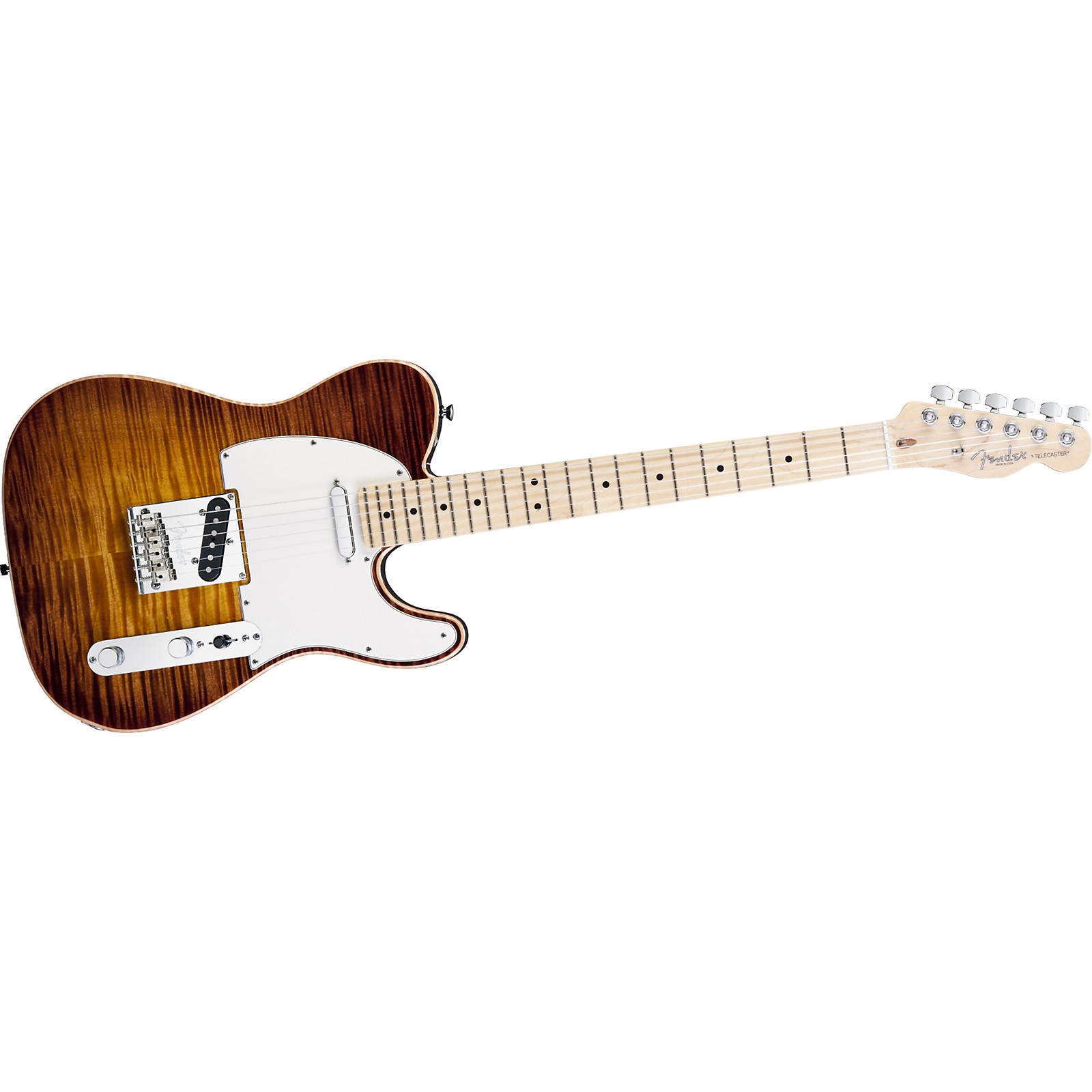 Fender Select Telecaster Flame Maple Top Chambered Ash Body Electric