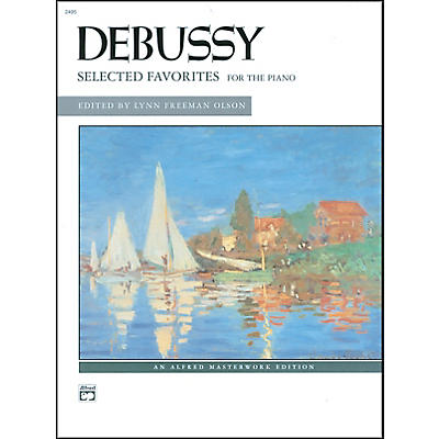 Alfred Selected Favorites Claude Debussy Piano Book