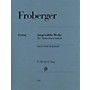 G. Henle Verlag Selected Works For Keyboard Piano Solo Henle Music Folios Series Softcover by Johann Jakob Froberger