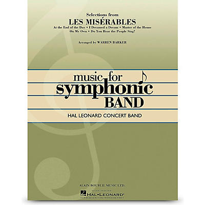 Hal Leonard Selections From Les Miserables - Hal Leonard Concert Band Series Level 4