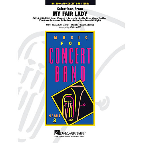 Hal Leonard Selections From My Fair Lady Full Score Concert Band