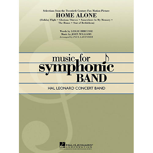 Hal Leonard Selections from Home Alone Concert Band Level 4 Arranged by Paul Lavender