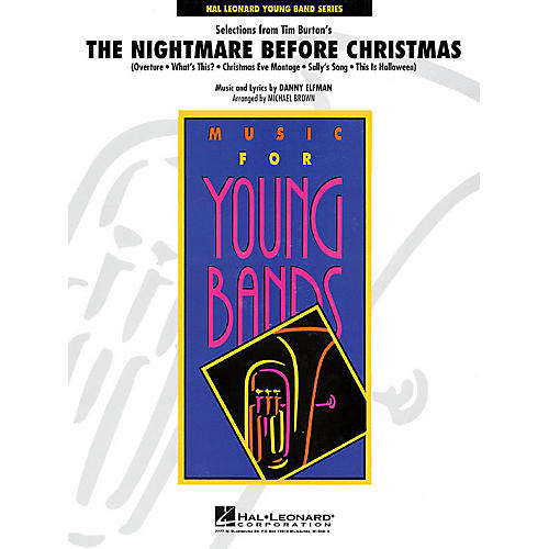 Hal Leonard Selections from The Nightmare Before Christmas - Concert Band Level 3 arranged by Michael Brown