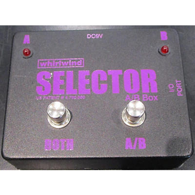 Whirlwind Selector AB Box Pedal