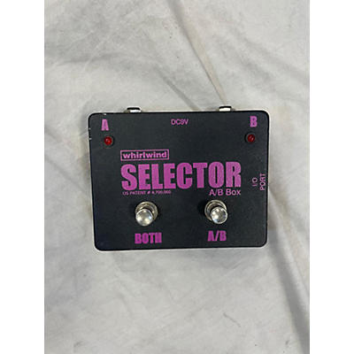 Whirlwind Selector AB Box Pedal