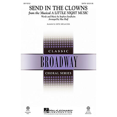 Hal Leonard Send in the Clowns (from A Little Night Music) ShowTrax CD Arranged by Mac Huff