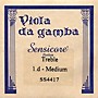 Super Sensitive Sensicore Treble Gamba Strings D-1, Aluminum/Synthetic