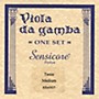 Super Sensitive Sensicore Viola de Tenor Gamba Strings Set, Medium