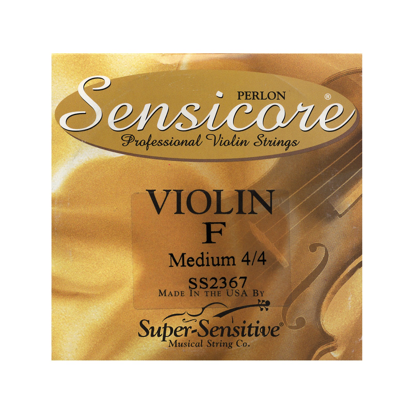 Super Sensitive Sensicore Violin Strings for 6-String Violin F, Medium