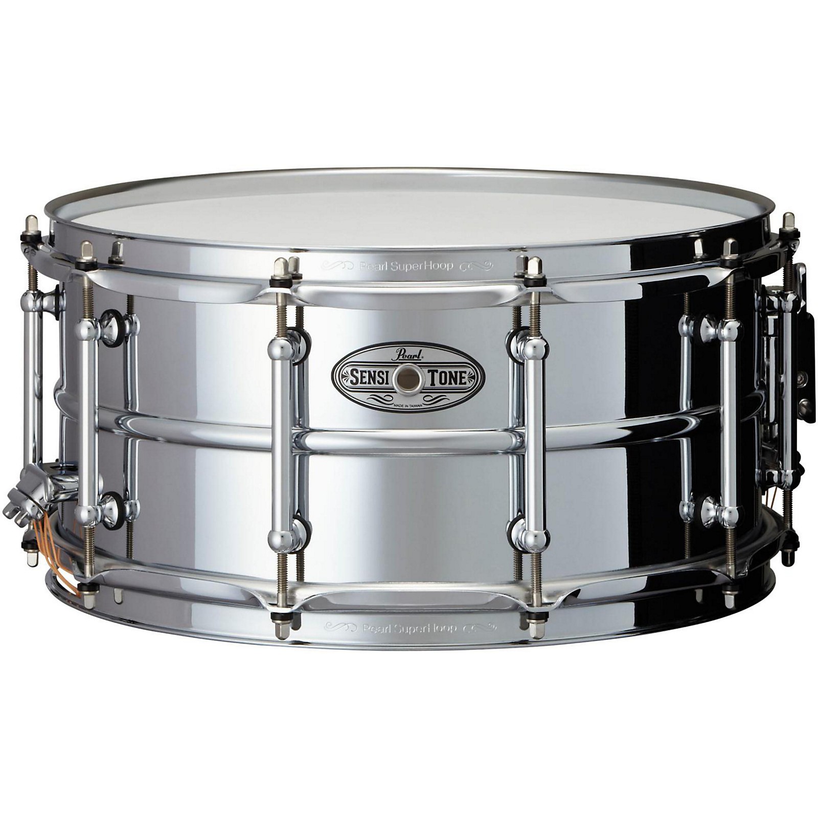 Pearl Sensitone Beaded Steel Snare Drum 14 x 6.5 in. Musician's Friend