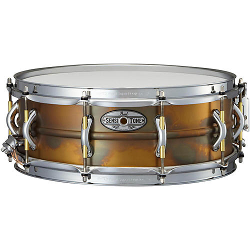Sensitone Premium Beaded Patina Brass Snare Drum