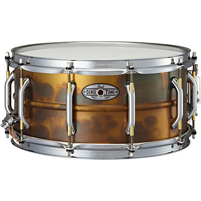 Pearl Sensitone Premium Beaded Patina Brass Snare Drum