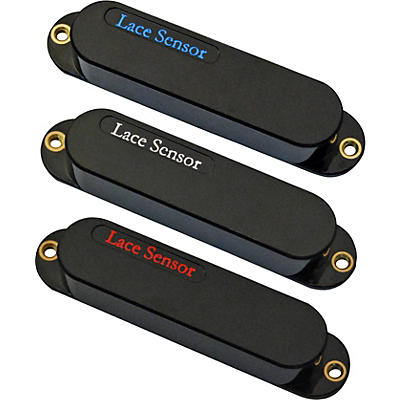 Lace Sensor Blue-Silver-Red S-S-S Pickup Set -