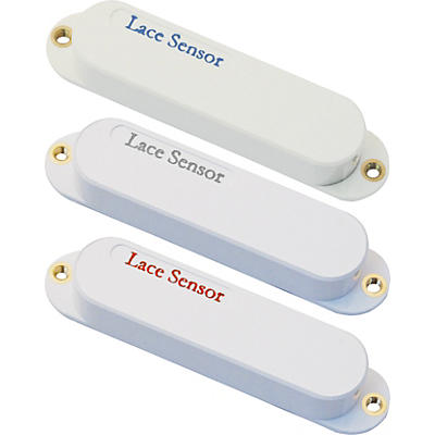 Lace Sensor Blue-Silver-Red S-S-S Pickup Set -