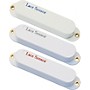 Lace Sensor Blue-Silver-Red S-S-S Pickup Set - White