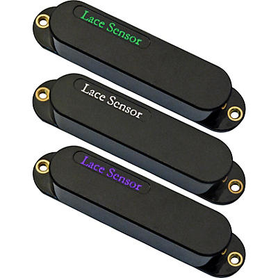 Lace Sensor Emerald-RW Silver-Purple Guitar Pickup Set