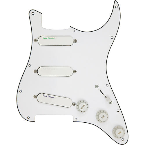Sensor Emerald/RW Silver/Purple Prewired Guitar Pickguard