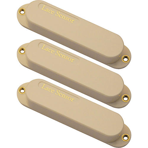 Lace Sensor Gold Guitar Pickups 3-Pack S-S-S Set Cream