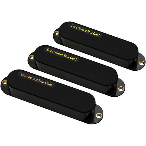 Lace Sensor Hot Gold with Hot Bridge 3-Pack Black