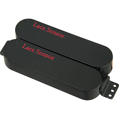 Lace Sensor Red-Red Dually Humbucker Pickup Black