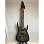 Used Agile Septor 727 7 String Solid Body Electric Guitar Trans Black