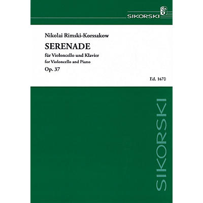 SIKORSKI Serenade, Op. 37 (Violoncello and Piano) String Series