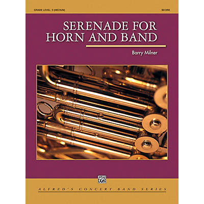 Alfred Serenade for Horn and Band Concert Band Grade 3 (Medium)