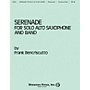 Hal Leonard Serenade for Solo Alto Saxophone and Band Concert Band Level 4 Composed by Frank Bencriscutto