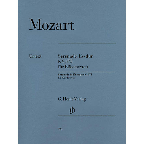 G. Henle Verlag Serenade in E-flat Major, K. 375 Henle Music Folios Series Softcover Composed by Wolfgang Amadeus Mozart