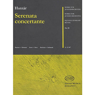 Editio Musica Budapest Serenata Concertante (Flute and Junior String Orchestra) (Score and Parts) EMB Series by Lajos Huszár