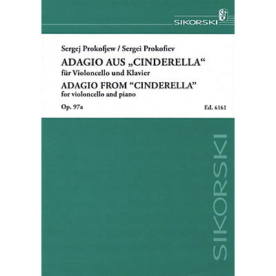SIKORSKI Sergei Prokofiev - Adagio from Cinderella, Op. 97a (Violoncello and Piano) String Series Softcover