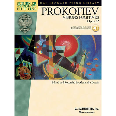 G. Schirmer Sergei Prokofiev - Visions Fugitives, Op. 22 Schirmer Performance Editions BK/Audio Online by Prokofiev