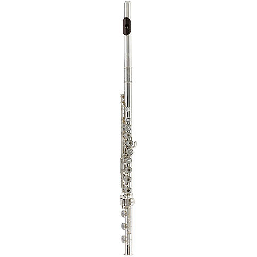 Tomasi Series 09 Flute, Silver-Plated Body, Solid Silverlight Headjoint (.835) Condition 2 - Blemished Grenadilla Wood Lip-Plate and Riser 194744723346