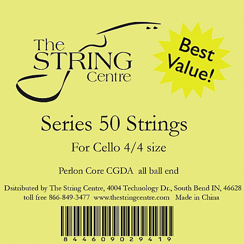 The String Centre Series 50 Cello String Set 1/2 Size