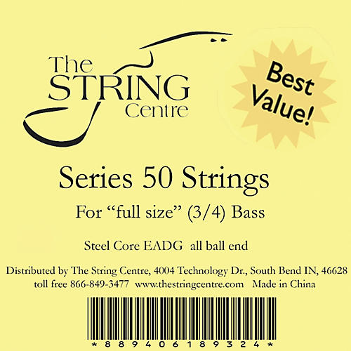 The String Centre Series 50 Double Bass String Set 3/4 Size set