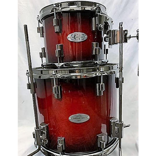 DrumCraft Series 8 Drum Kit Crimson Red Trans
