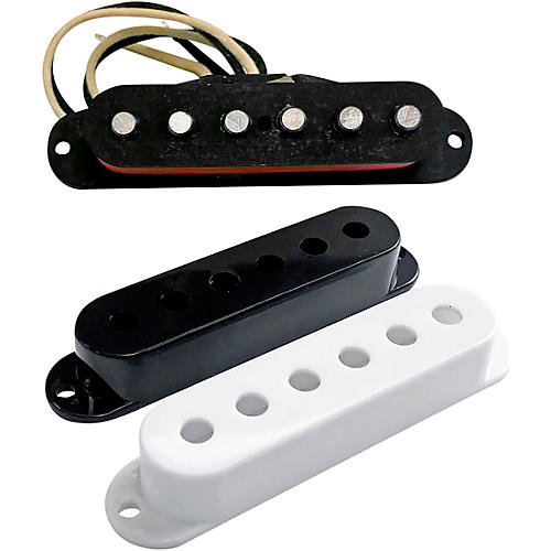 Habanero Pickups by Grover Jackson Serrano Single Coil Pickup Black and White Middle