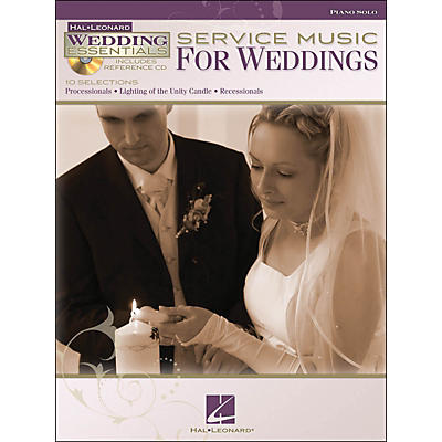 Hal Leonard Service Music for Weddings - Wedding Essentials Series Book/CD arranged for piano solo