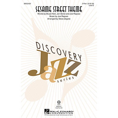 Hal Leonard Sesame Street Theme (Discovery Level 2) 2-Part arranged by Steve Zegree
