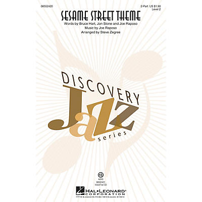 Hal Leonard Sesame Street Theme (Discovery Level 2) VoiceTrax CD Arranged by Steve Zegree