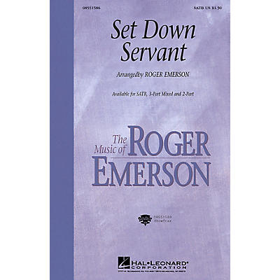 Hal Leonard Set Down, Servant (2-Part and Piano) 2-Part Arranged by Roger Emerson