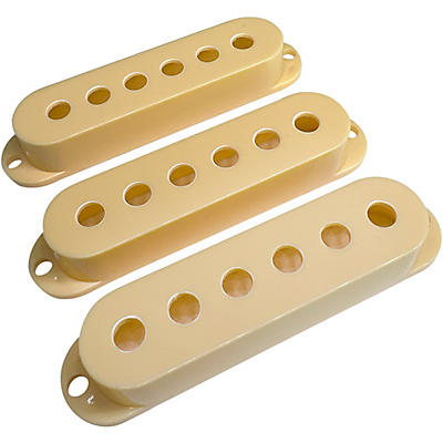 AxLabs Set Of Single Coil Pickup Covers In Modern Spacing (52/50/48)