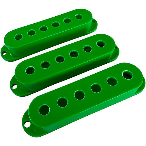 AxLabs Set Of Single Coil Pickup Covers In Modern Spacing (52/50/48) Green