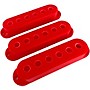 AxLabs Set Of Single Coil Pickup Covers In Modern Spacing (52/50/48) Red