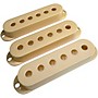 AxLabs Set Of Single Coil Pickup Covers In Vintage Spacing (52mm) Aged White/Cream